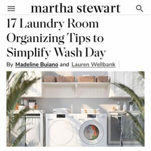Martha Stewart: Laundry Room Tips - Seattle Sparkle | Professional Home ...